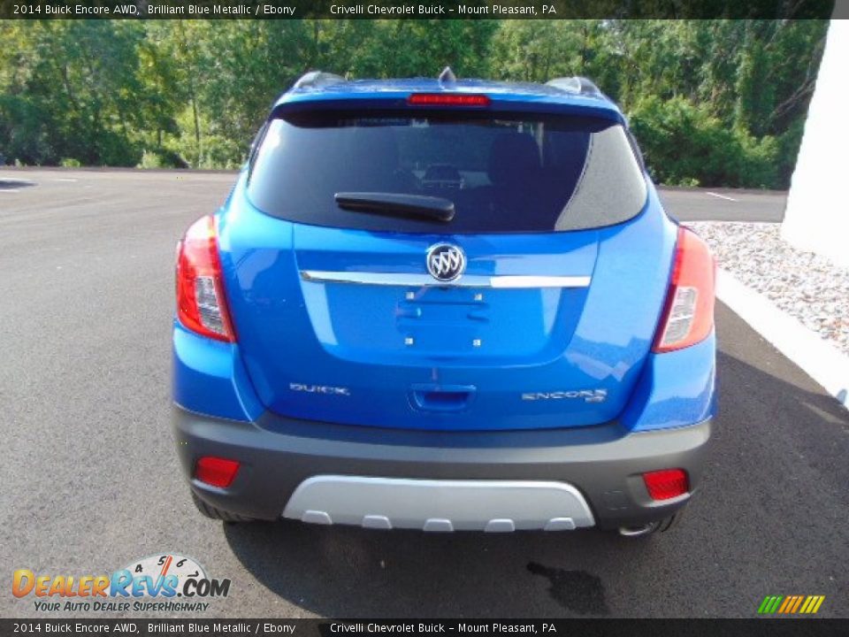2014 Buick Encore AWD Brilliant Blue Metallic / Ebony Photo #6