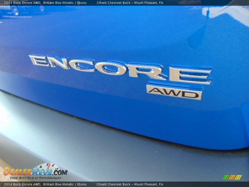 2014 Buick Encore AWD Brilliant Blue Metallic / Ebony Photo #7