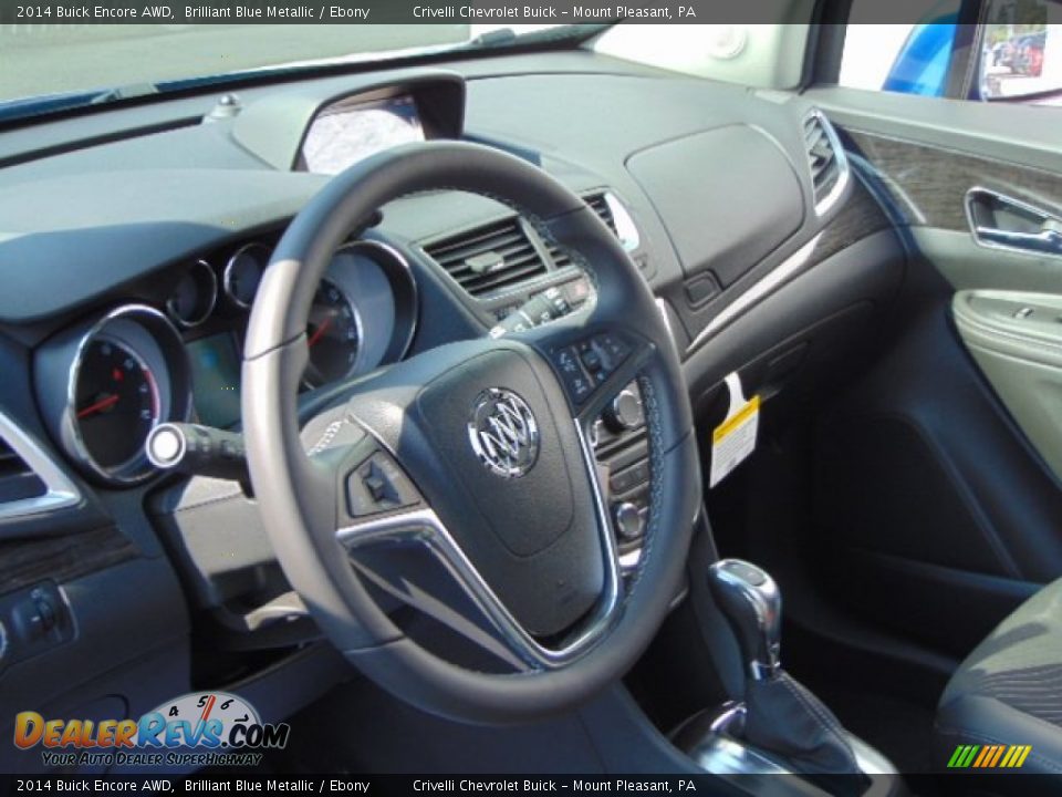 2014 Buick Encore AWD Brilliant Blue Metallic / Ebony Photo #8
