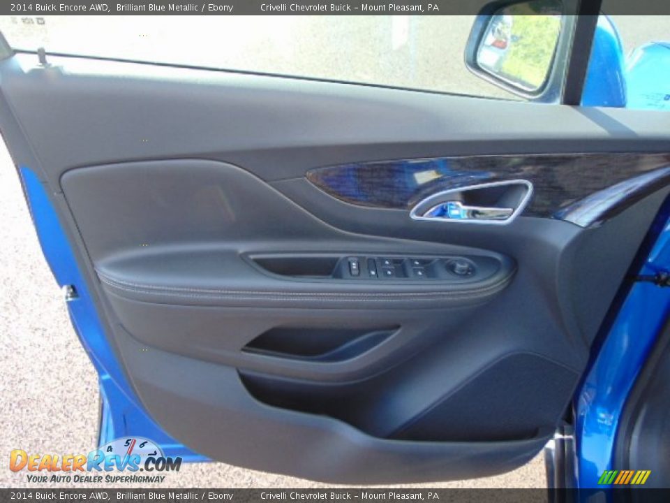 2014 Buick Encore AWD Brilliant Blue Metallic / Ebony Photo #11
