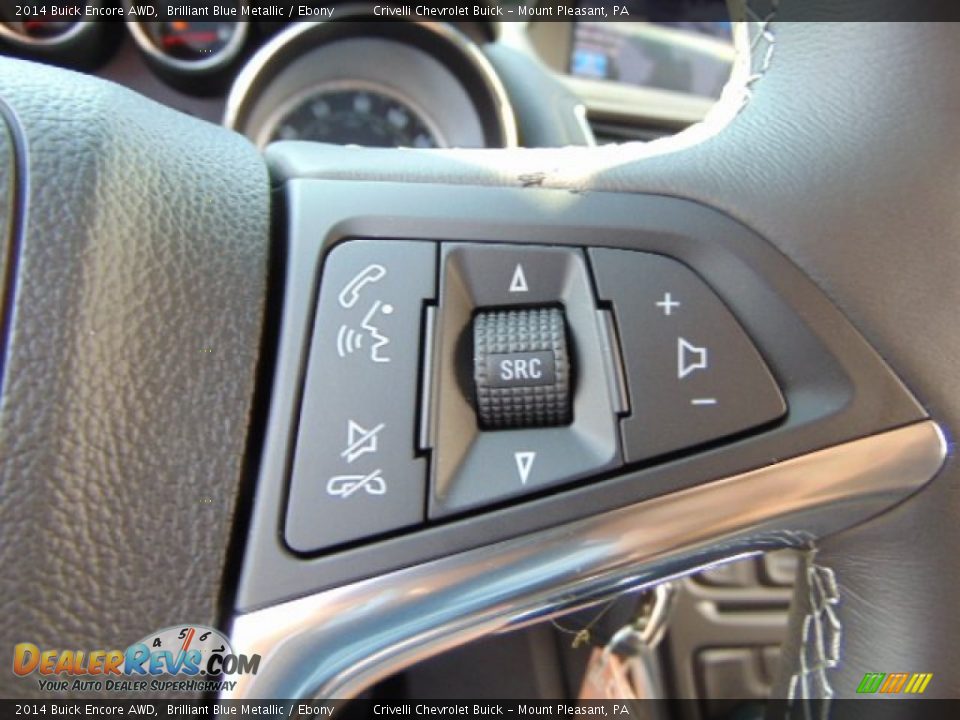 2014 Buick Encore AWD Brilliant Blue Metallic / Ebony Photo #15