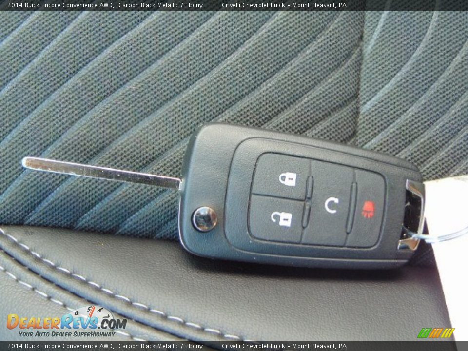 2014 Buick Encore Convenience AWD Carbon Black Metallic / Ebony Photo #19