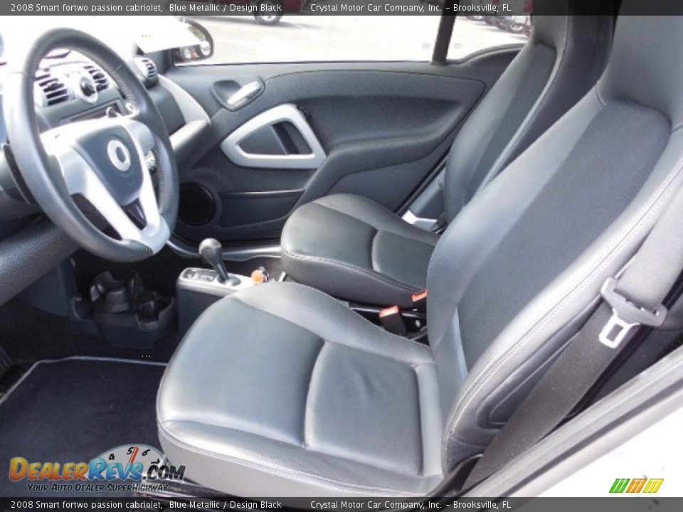 2008 Smart fortwo passion cabriolet Blue Metallic / Design Black Photo #4
