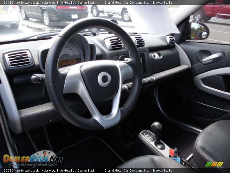 2008 Smart fortwo passion cabriolet Blue Metallic / Design Black Photo #5