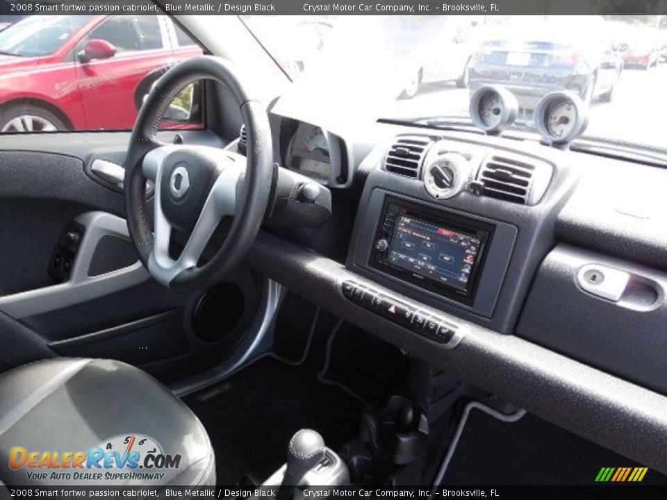 2008 Smart fortwo passion cabriolet Blue Metallic / Design Black Photo #11