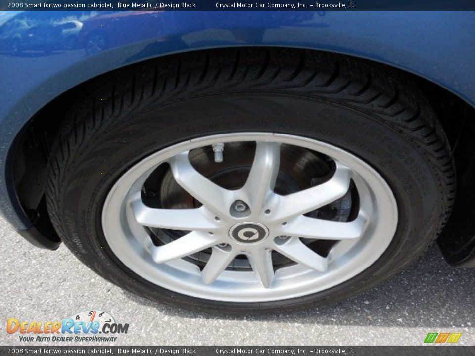 2008 Smart fortwo passion cabriolet Blue Metallic / Design Black Photo #13