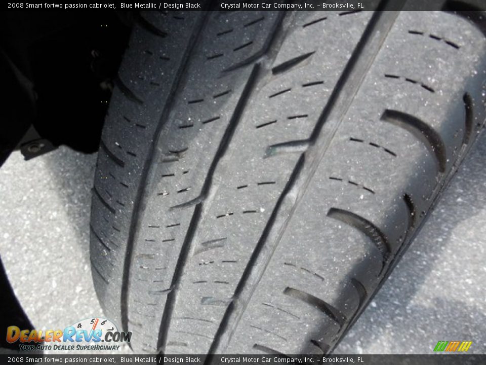 2008 Smart fortwo passion cabriolet Blue Metallic / Design Black Photo #14