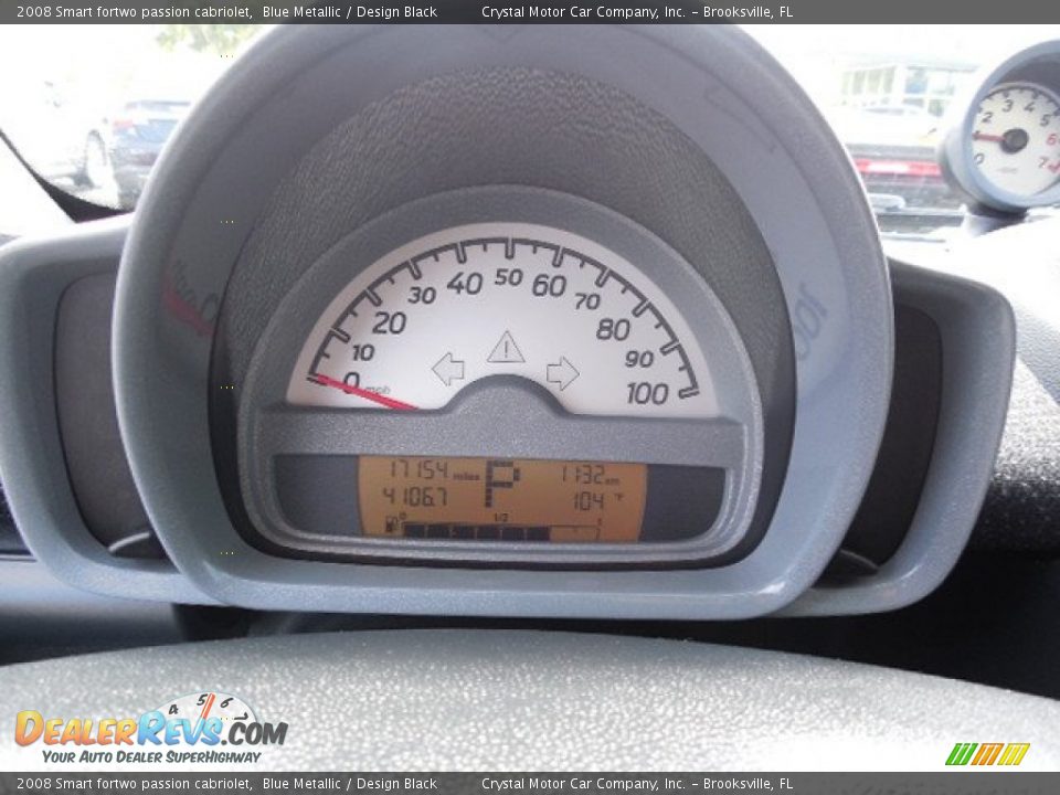 2008 Smart fortwo passion cabriolet Blue Metallic / Design Black Photo #16