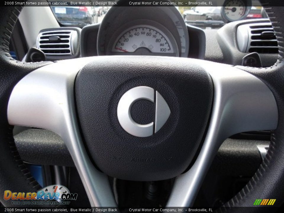 2008 Smart fortwo passion cabriolet Blue Metallic / Design Black Photo #20