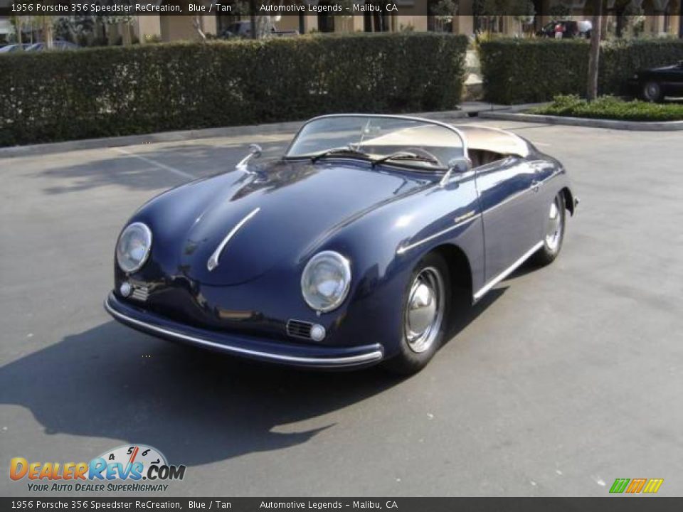 1956 Porsche 356 Speedster ReCreation Blue / Tan Photo #1
