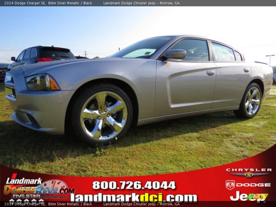 2014 Dodge Charger SE Billet Silver Metallic / Black Photo #1