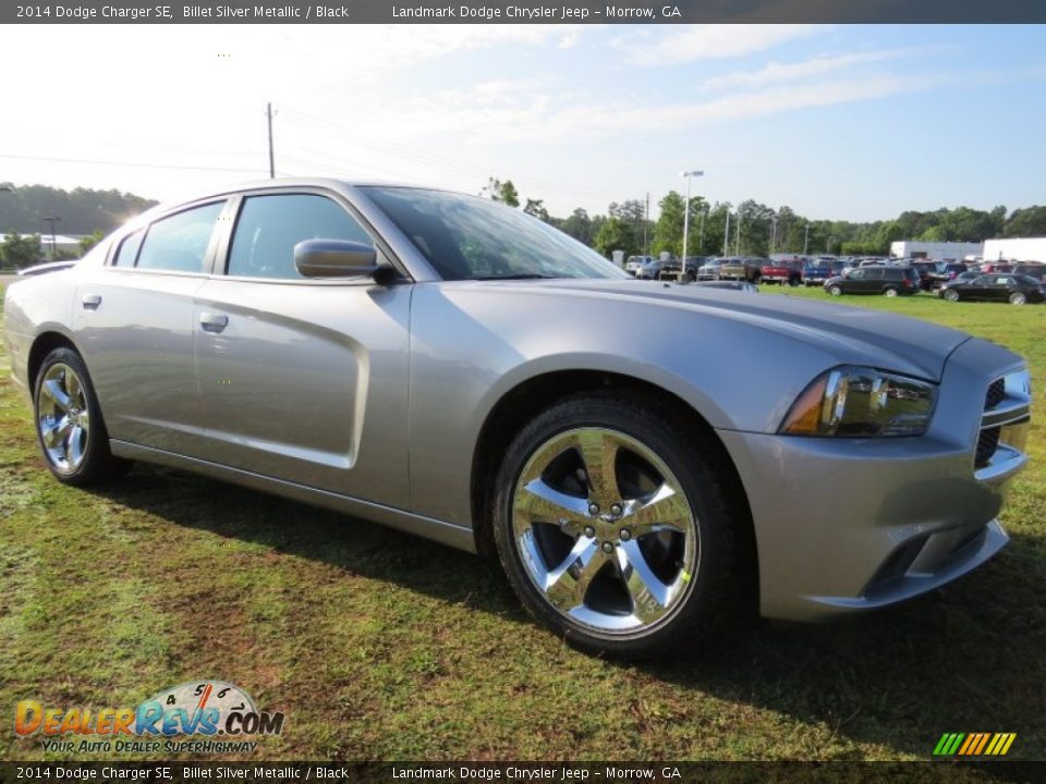 2014 Dodge Charger SE Billet Silver Metallic / Black Photo #4