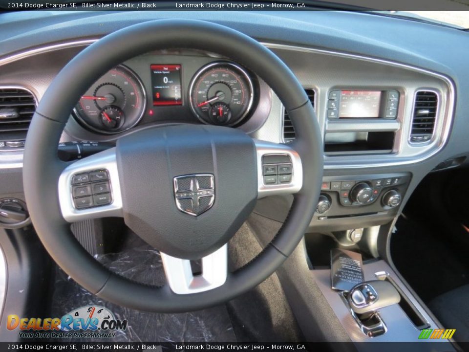 2014 Dodge Charger SE Billet Silver Metallic / Black Photo #7