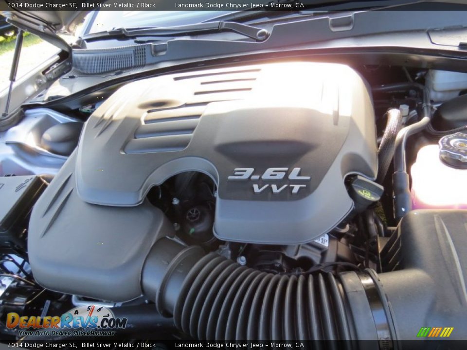2014 Dodge Charger SE Billet Silver Metallic / Black Photo #8