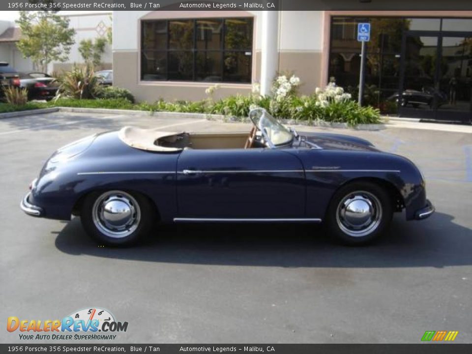 1956 Porsche 356 Speedster ReCreation Blue / Tan Photo #5