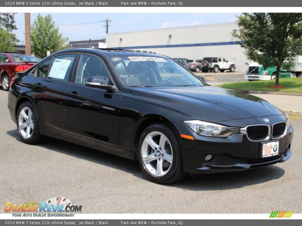 2014 BMW 3 Series 320i xDrive Sedan Jet Black / Black Photo #1