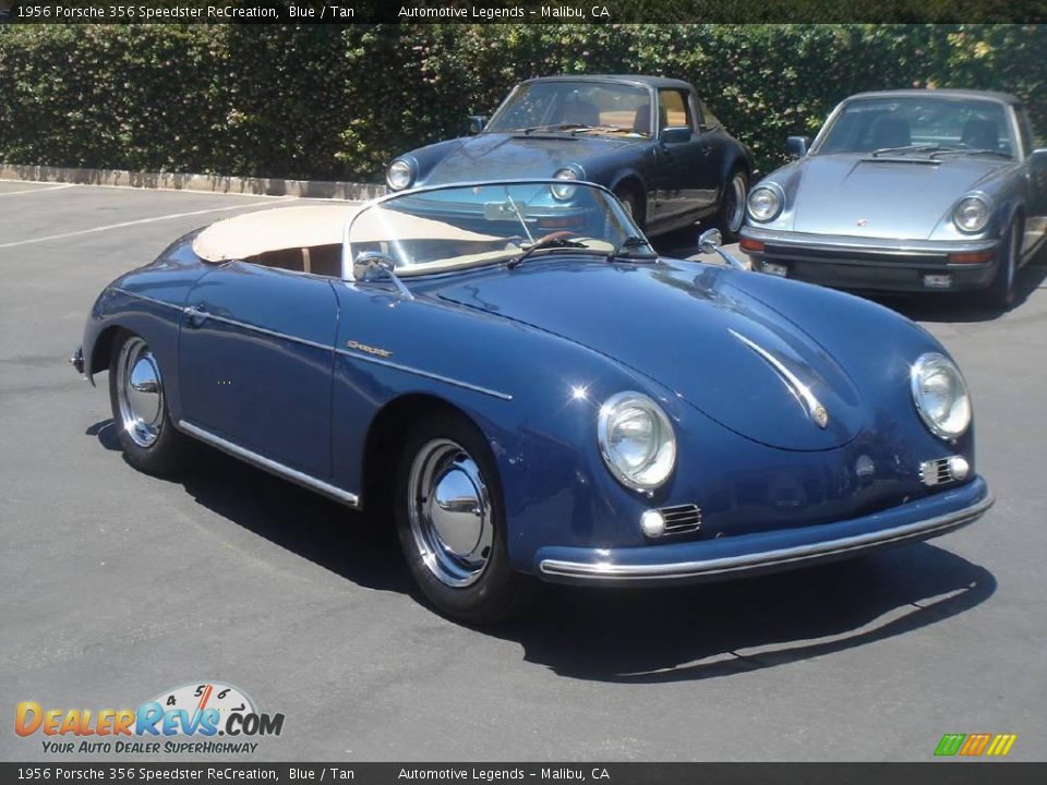 1956 Porsche 356 Speedster ReCreation Blue / Tan Photo #6