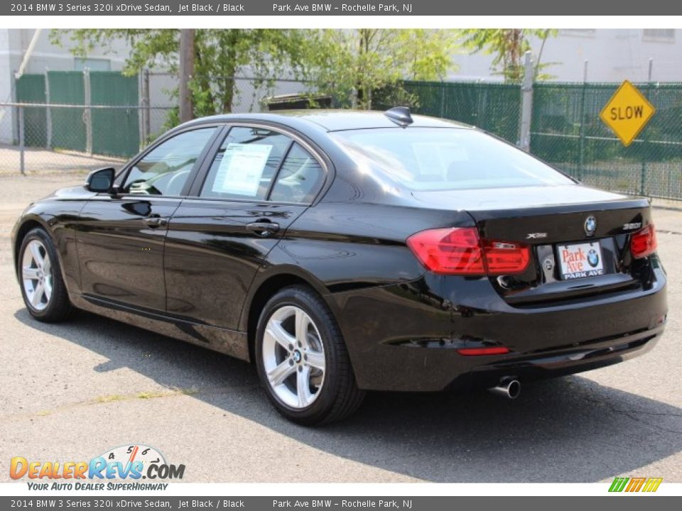 2014 BMW 3 Series 320i xDrive Sedan Jet Black / Black Photo #4