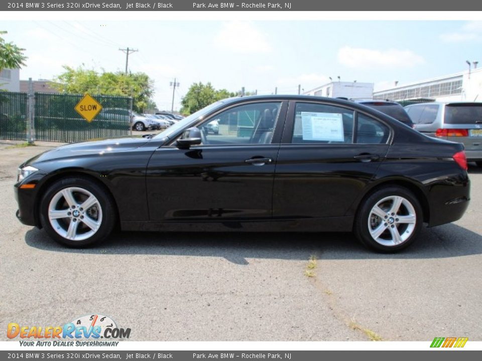 2014 BMW 3 Series 320i xDrive Sedan Jet Black / Black Photo #5