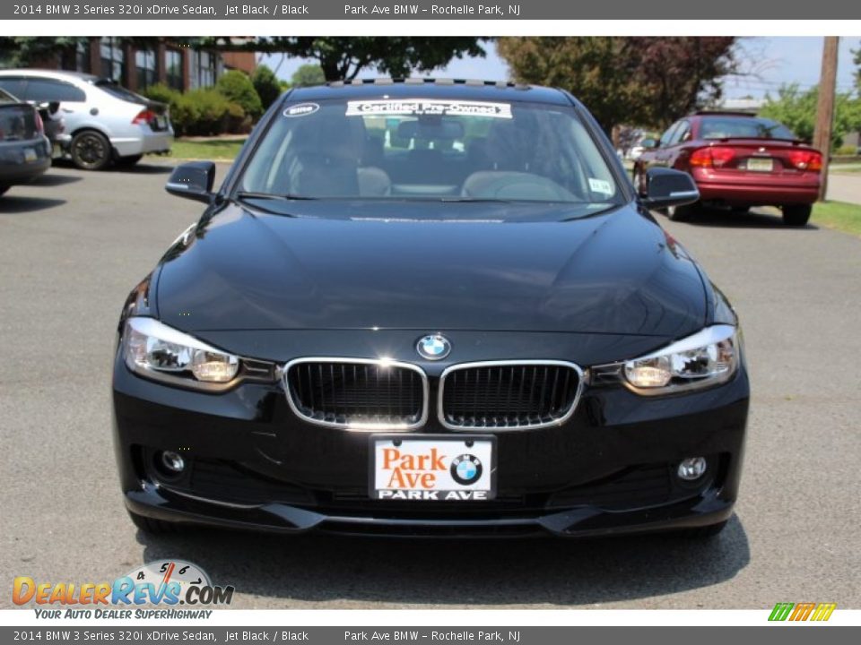 2014 BMW 3 Series 320i xDrive Sedan Jet Black / Black Photo #7