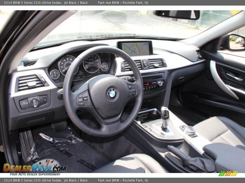 2014 BMW 3 Series 320i xDrive Sedan Jet Black / Black Photo #9