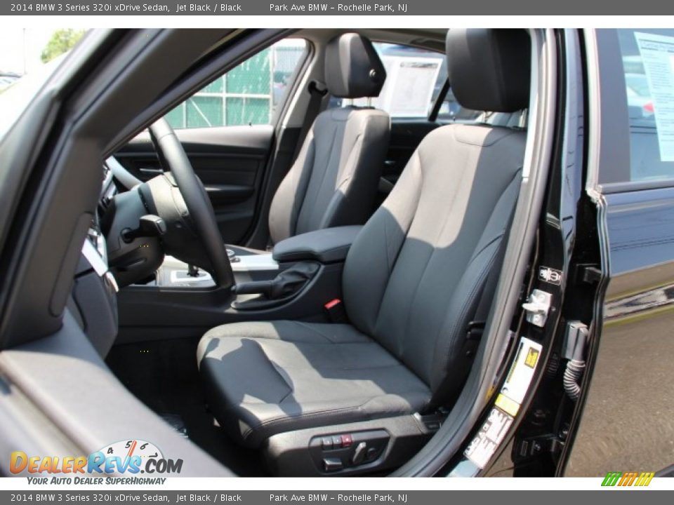 2014 BMW 3 Series 320i xDrive Sedan Jet Black / Black Photo #11
