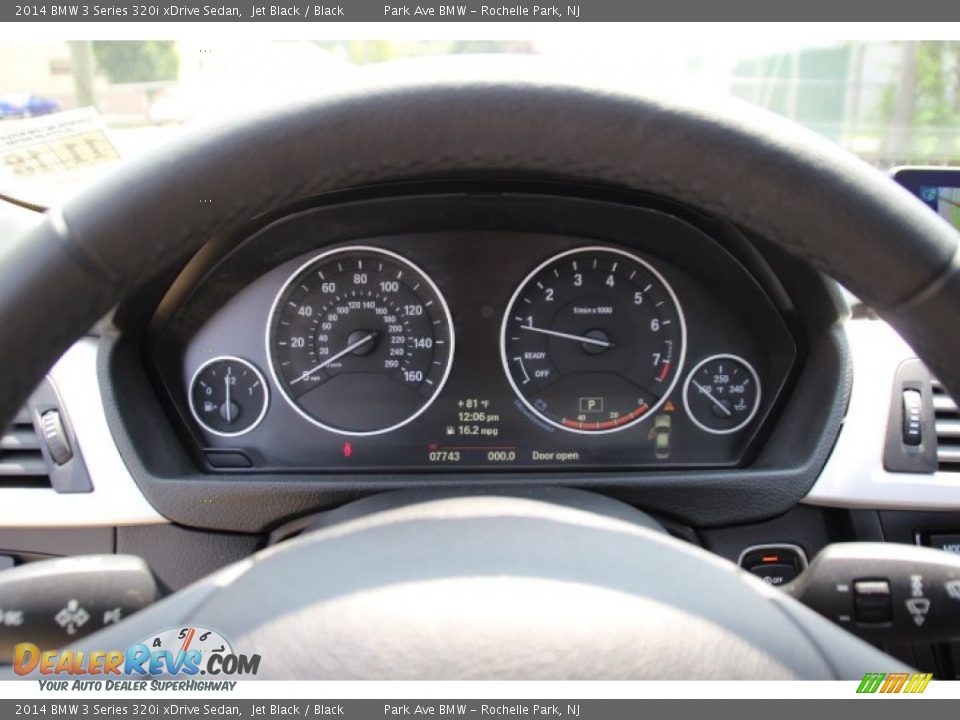 2014 BMW 3 Series 320i xDrive Sedan Jet Black / Black Photo #19