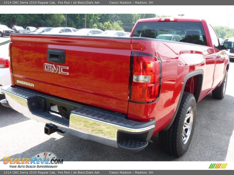 2014 GMC Sierra 1500 Regular Cab Fire Red / Jet Black/Dark Ash Photo #2
