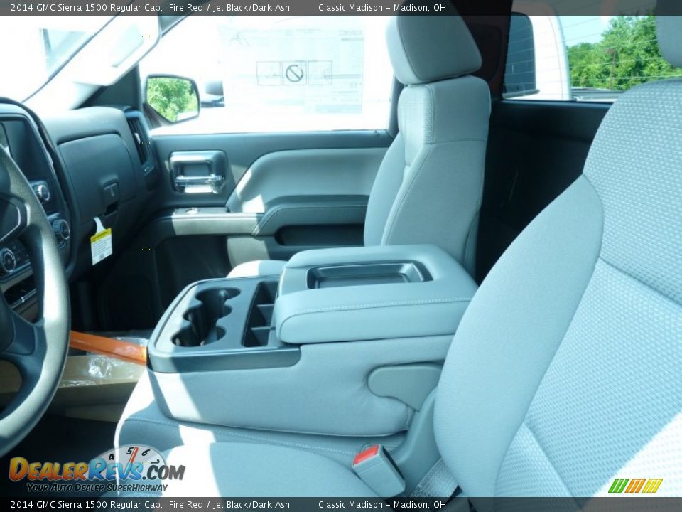 2014 GMC Sierra 1500 Regular Cab Fire Red / Jet Black/Dark Ash Photo #3