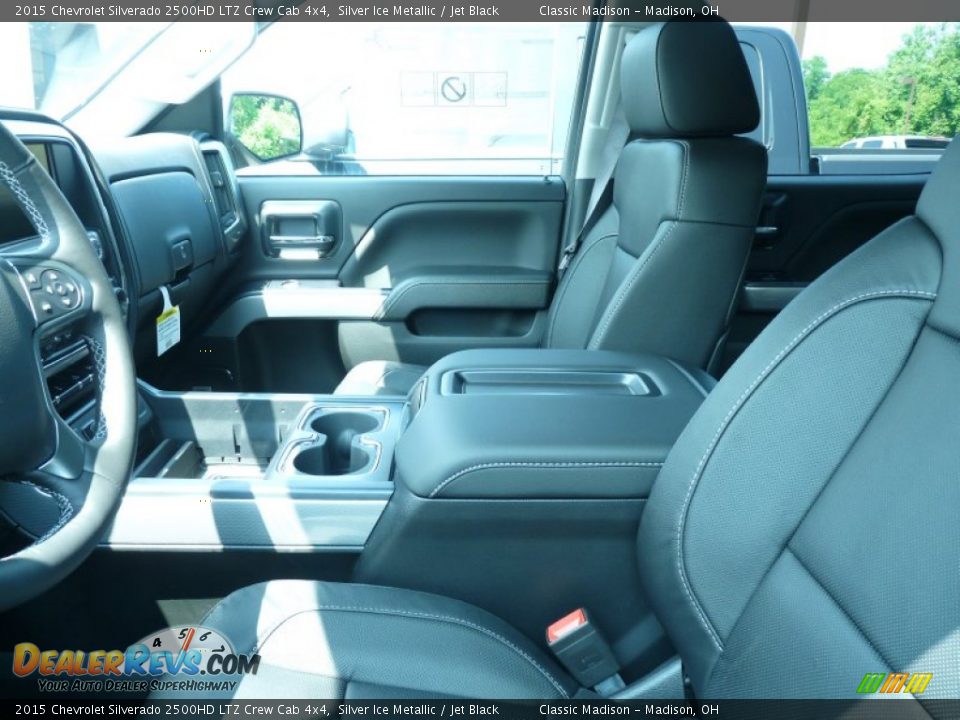 2015 Chevrolet Silverado 2500HD LTZ Crew Cab 4x4 Silver Ice Metallic / Jet Black Photo #3
