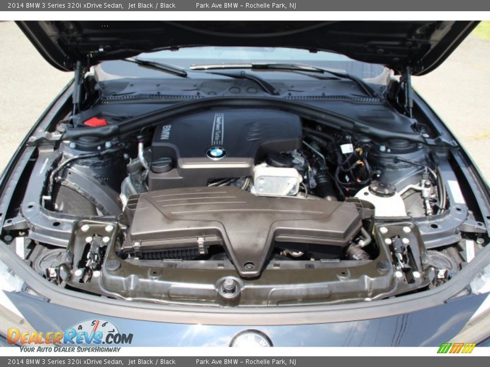 2014 BMW 3 Series 320i xDrive Sedan Jet Black / Black Photo #28