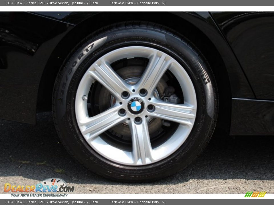 2014 BMW 3 Series 320i xDrive Sedan Jet Black / Black Photo #30
