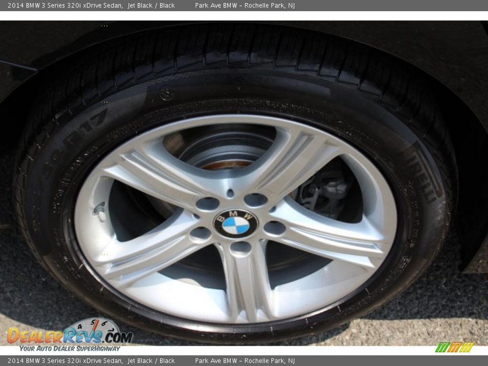 2014 BMW 3 Series 320i xDrive Sedan Jet Black / Black Photo #31