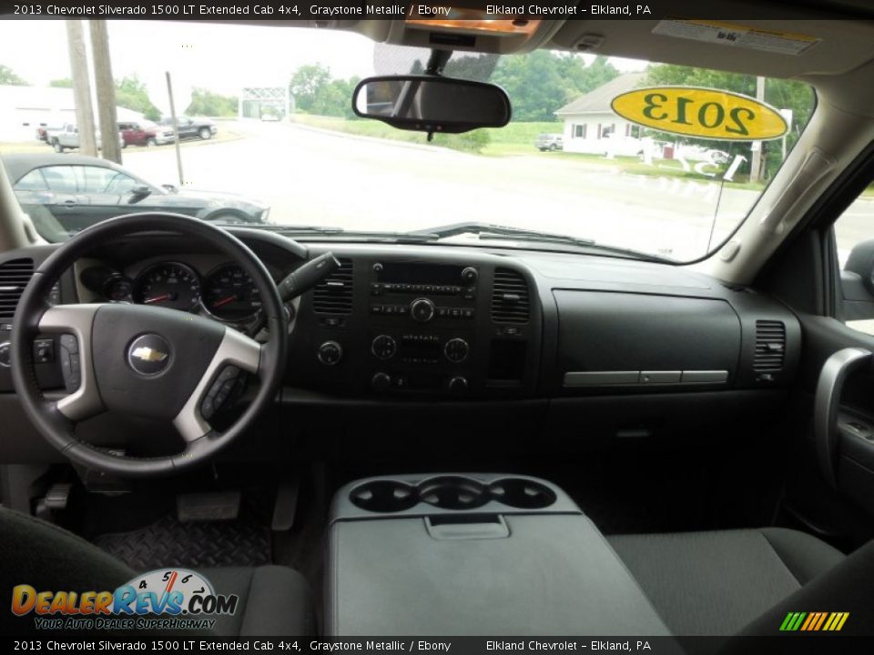 2013 Chevrolet Silverado 1500 LT Extended Cab 4x4 Graystone Metallic / Ebony Photo #30