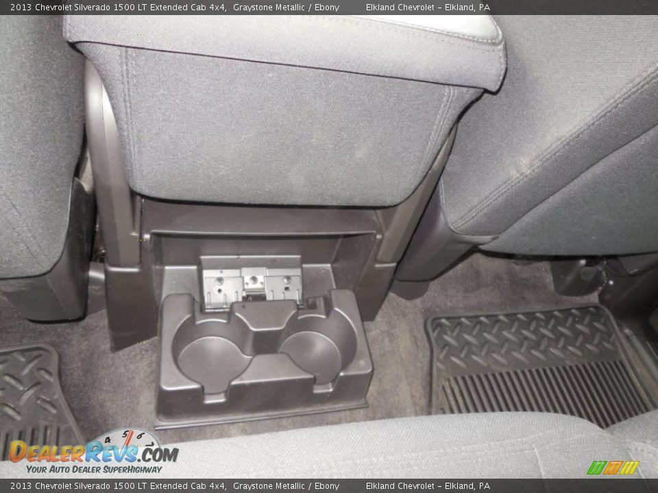 2013 Chevrolet Silverado 1500 LT Extended Cab 4x4 Graystone Metallic / Ebony Photo #33