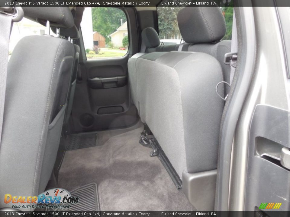2013 Chevrolet Silverado 1500 LT Extended Cab 4x4 Graystone Metallic / Ebony Photo #35