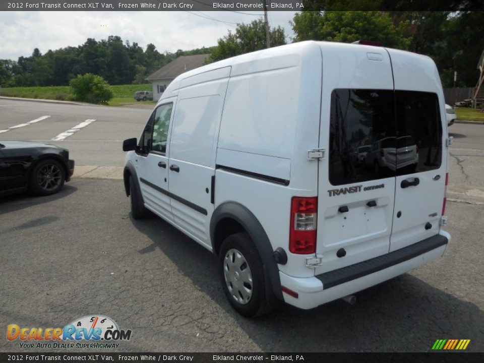 2012 Ford Transit Connect XLT Van Frozen White / Dark Grey Photo #7