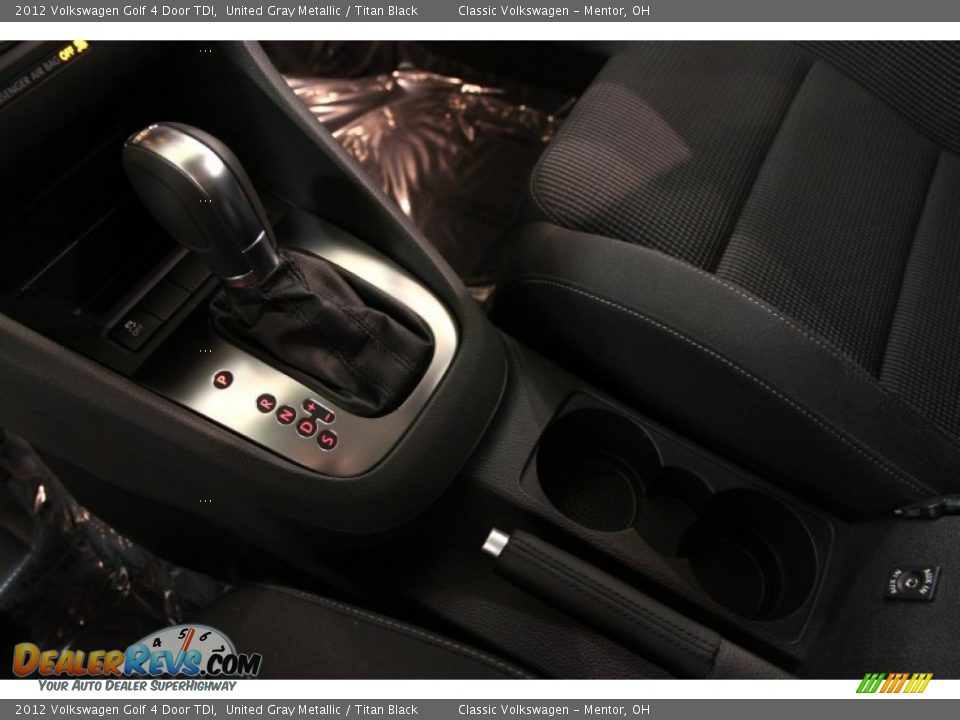 2012 Volkswagen Golf 4 Door TDI United Gray Metallic / Titan Black Photo #19