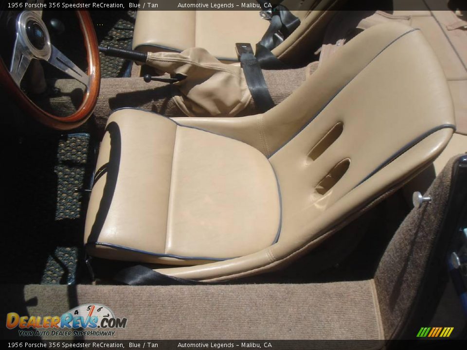 1956 Porsche 356 Speedster ReCreation Blue / Tan Photo #13