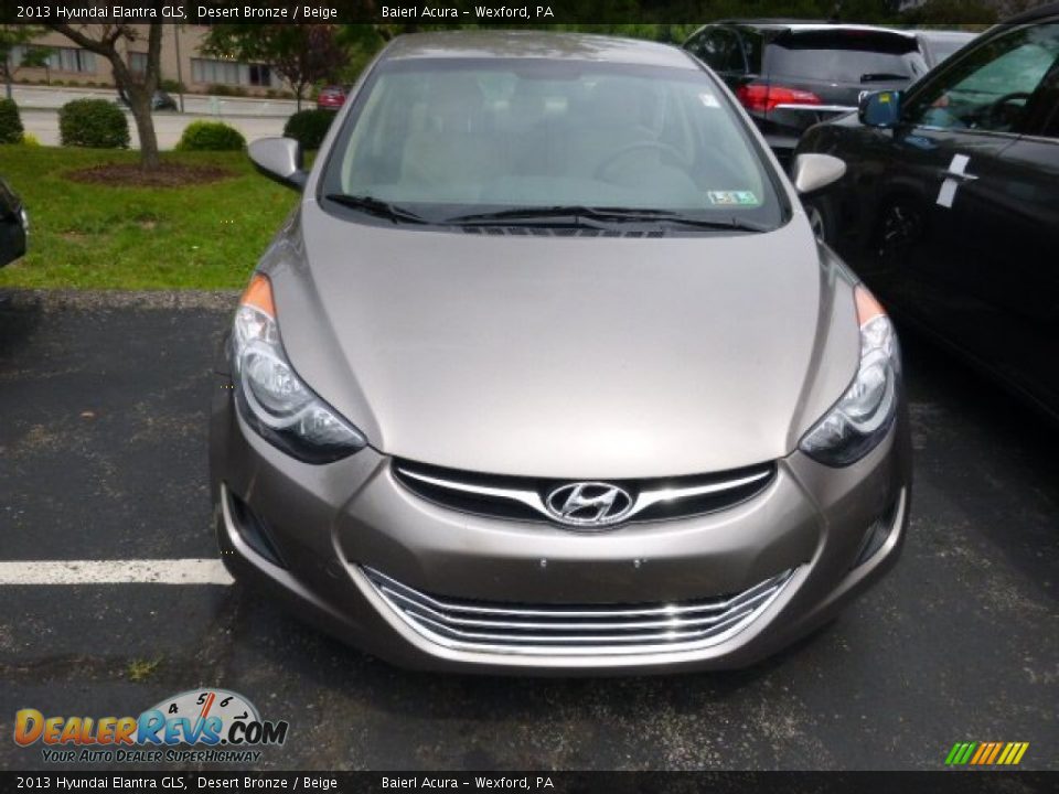 2013 Hyundai Elantra GLS Desert Bronze / Beige Photo #2