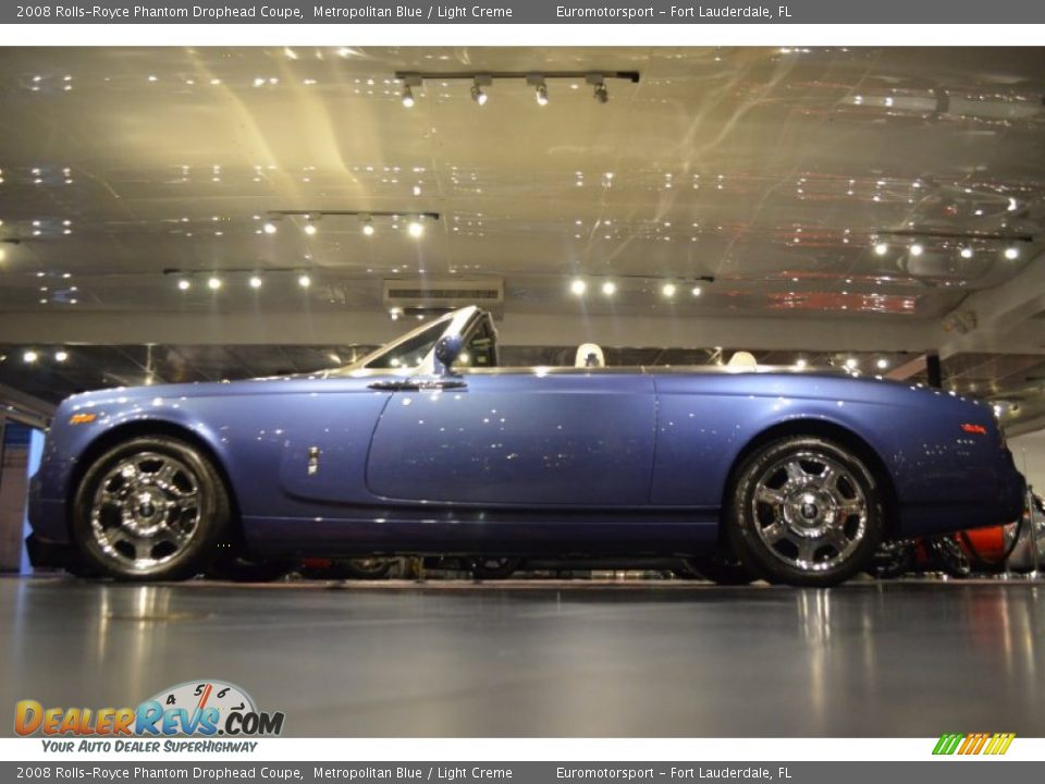 Metropolitan Blue 2008 Rolls-Royce Phantom Drophead Coupe  Photo #13