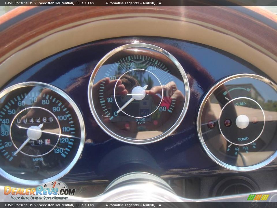 1956 Porsche 356 Speedster ReCreation Blue / Tan Photo #17