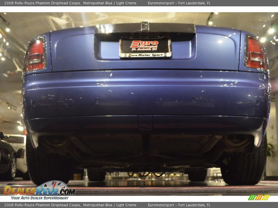 2008 Rolls-Royce Phantom Drophead Coupe Metropolitan Blue / Light Creme Photo #19