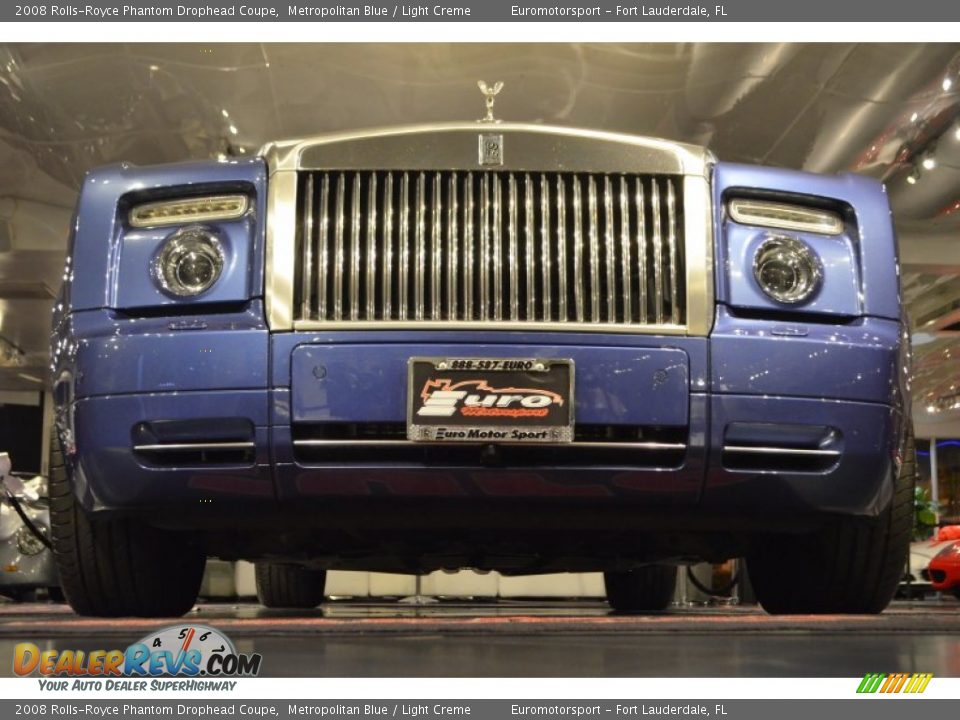 2008 Rolls-Royce Phantom Drophead Coupe Metropolitan Blue / Light Creme Photo #32