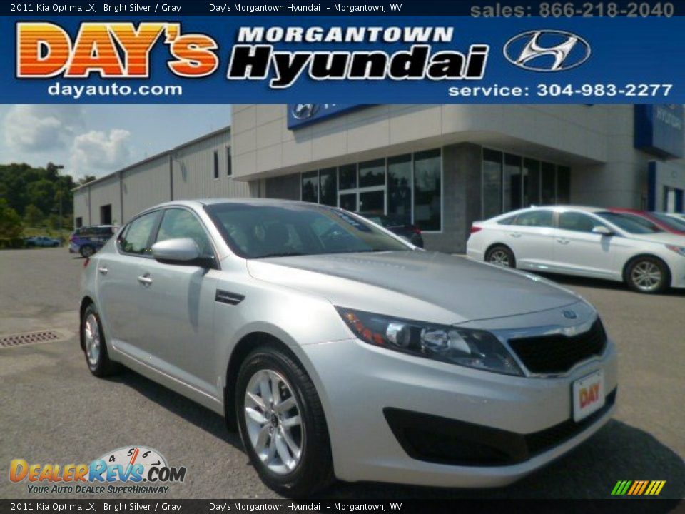 2011 Kia Optima LX Bright Silver / Gray Photo #1