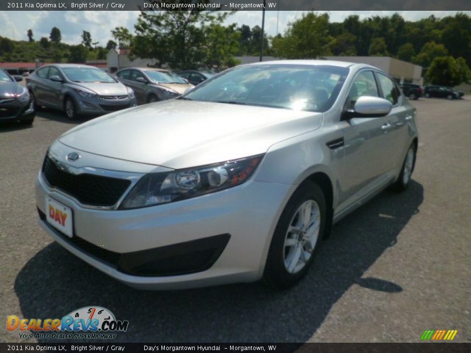 2011 Kia Optima LX Bright Silver / Gray Photo #3