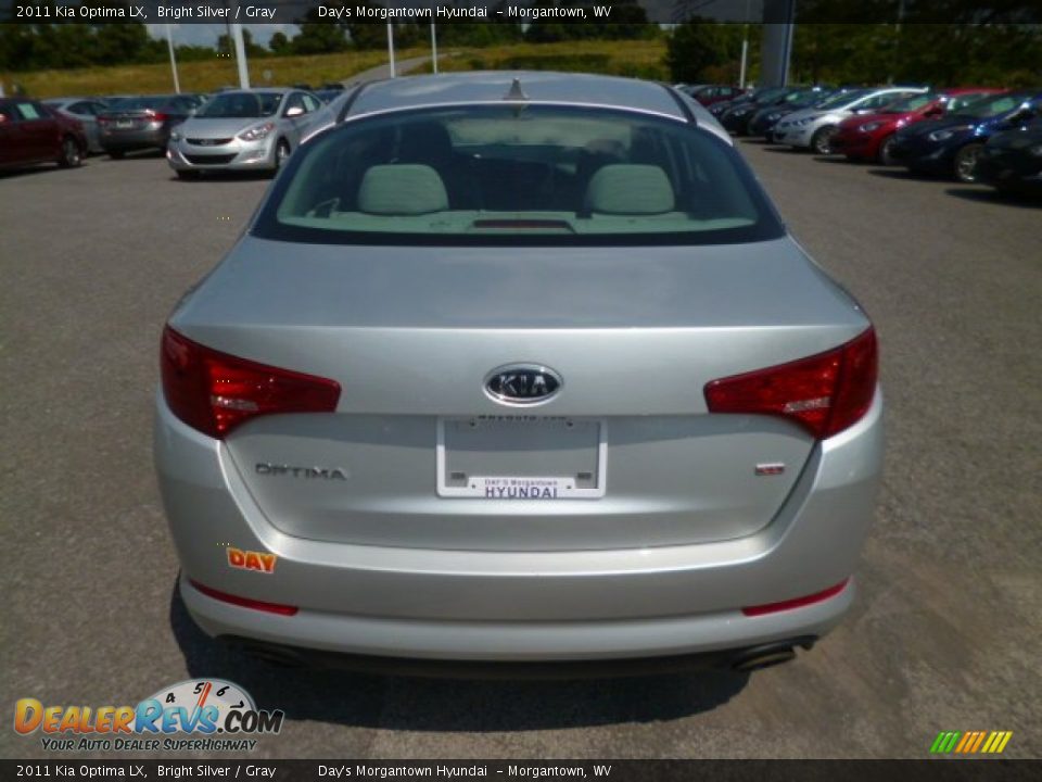 2011 Kia Optima LX Bright Silver / Gray Photo #6