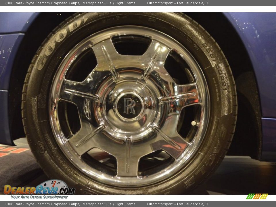 2008 Rolls-Royce Phantom Drophead Coupe Metropolitan Blue / Light Creme Photo #39