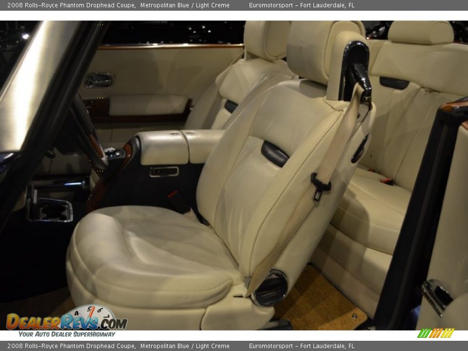 2008 Rolls-Royce Phantom Drophead Coupe Metropolitan Blue / Light Creme Photo #40