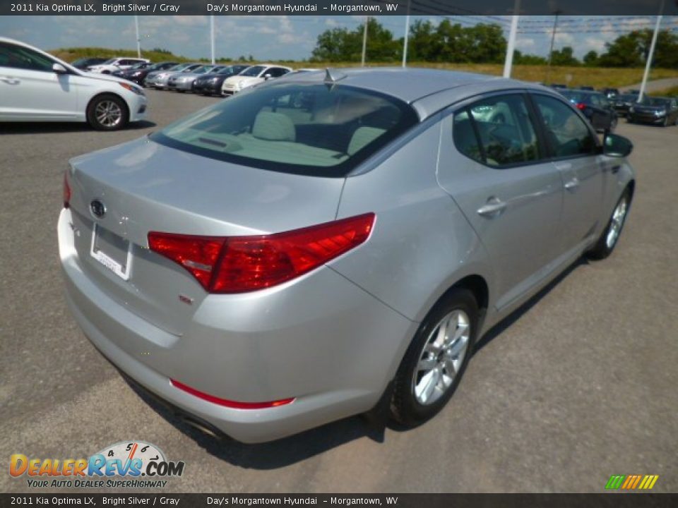2011 Kia Optima LX Bright Silver / Gray Photo #7